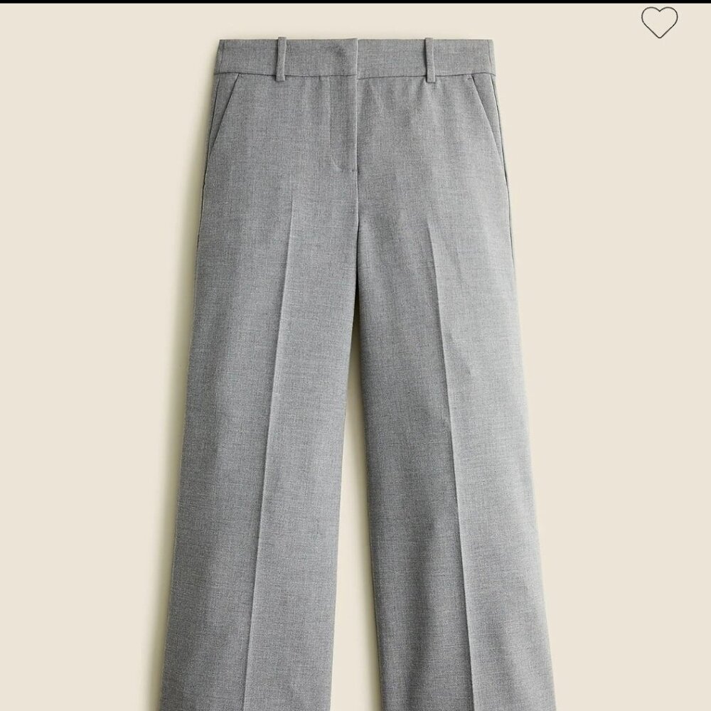 3 pairs of J. CREW Sydney four season stretch wide leg pants (set of 3) size 0